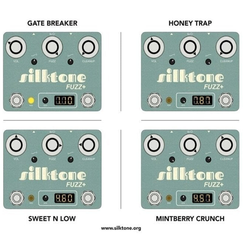 Silktone Fuzz+ Pedal - Classic Black