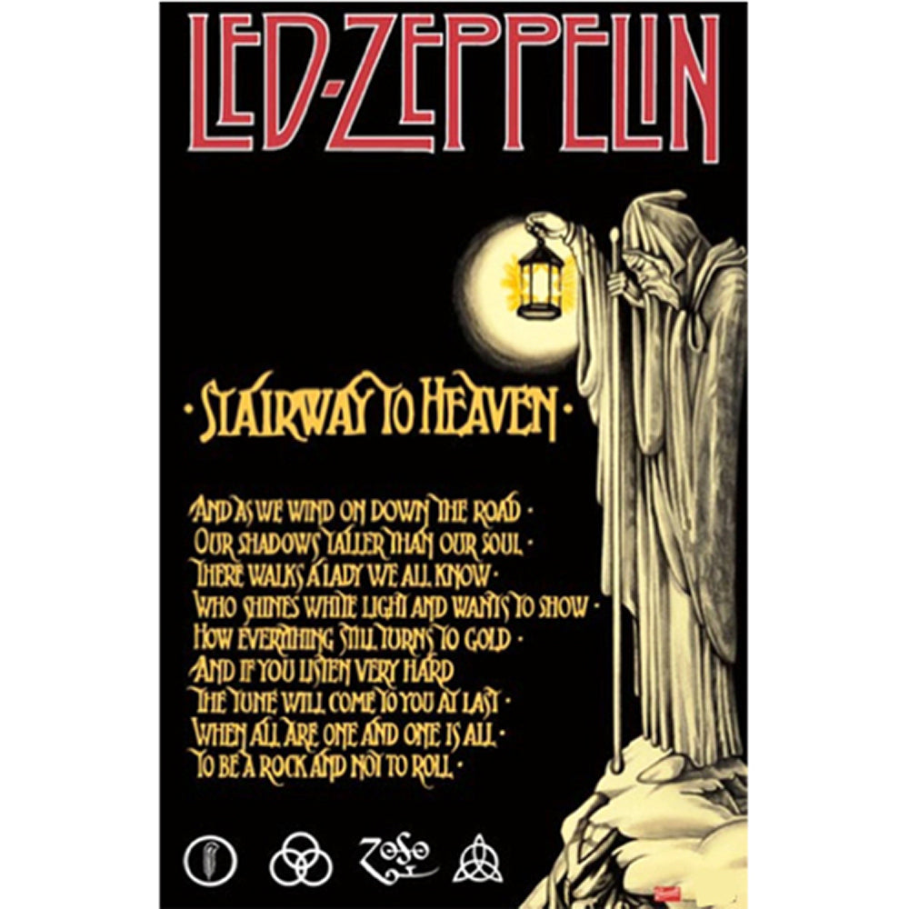 Led Zeppelin Stairway Poster