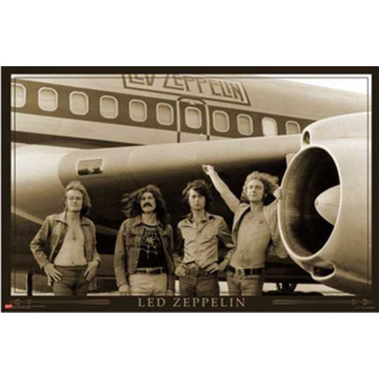 Led Zeppelin Airplane Poster
