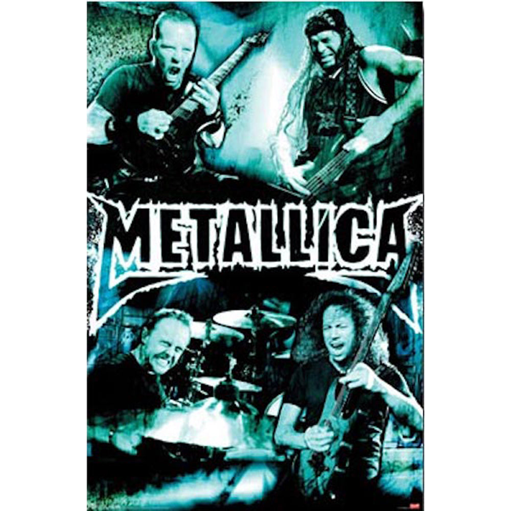 Metallica Live Montage Poster