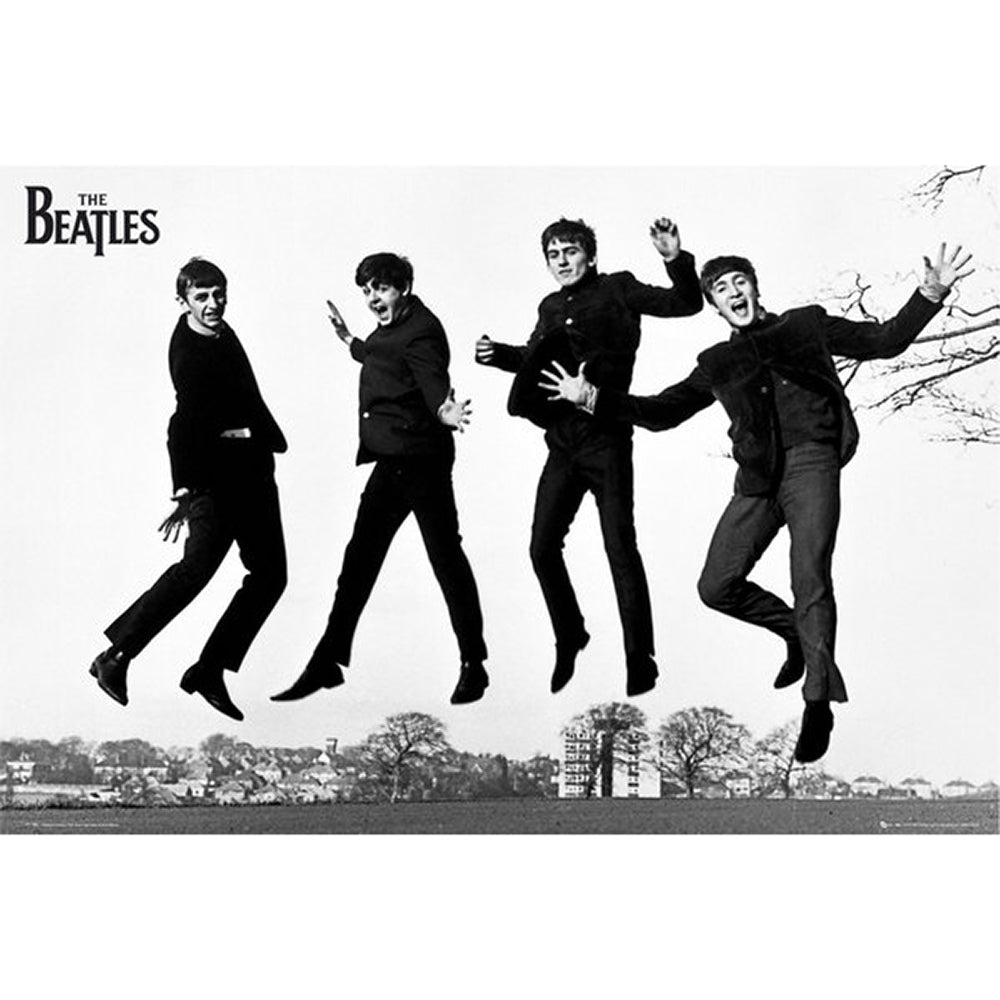Beatles Jumping Poster