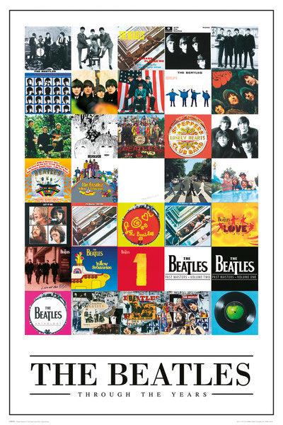 Beatles Through Years Poster