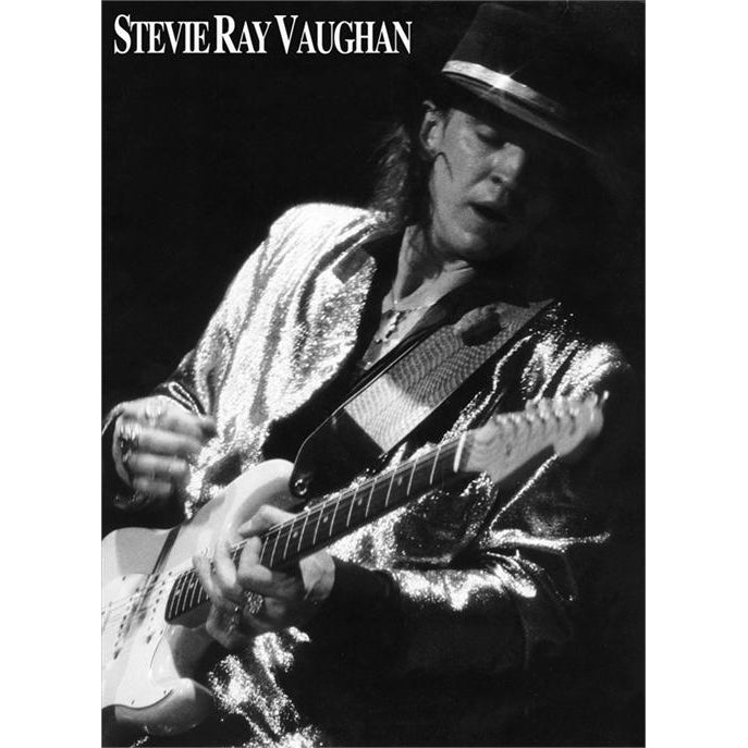 Stevie Ray Vaughan B&W Poster