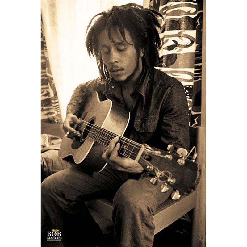 Bob Marley Acoustic Poster