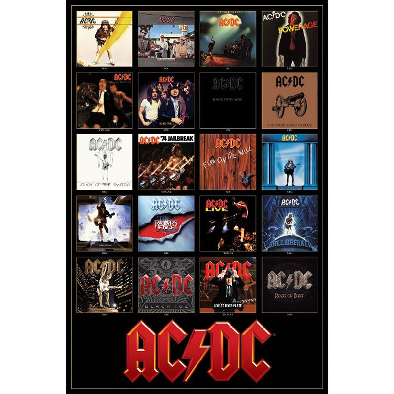 AC/DC Discography Poster