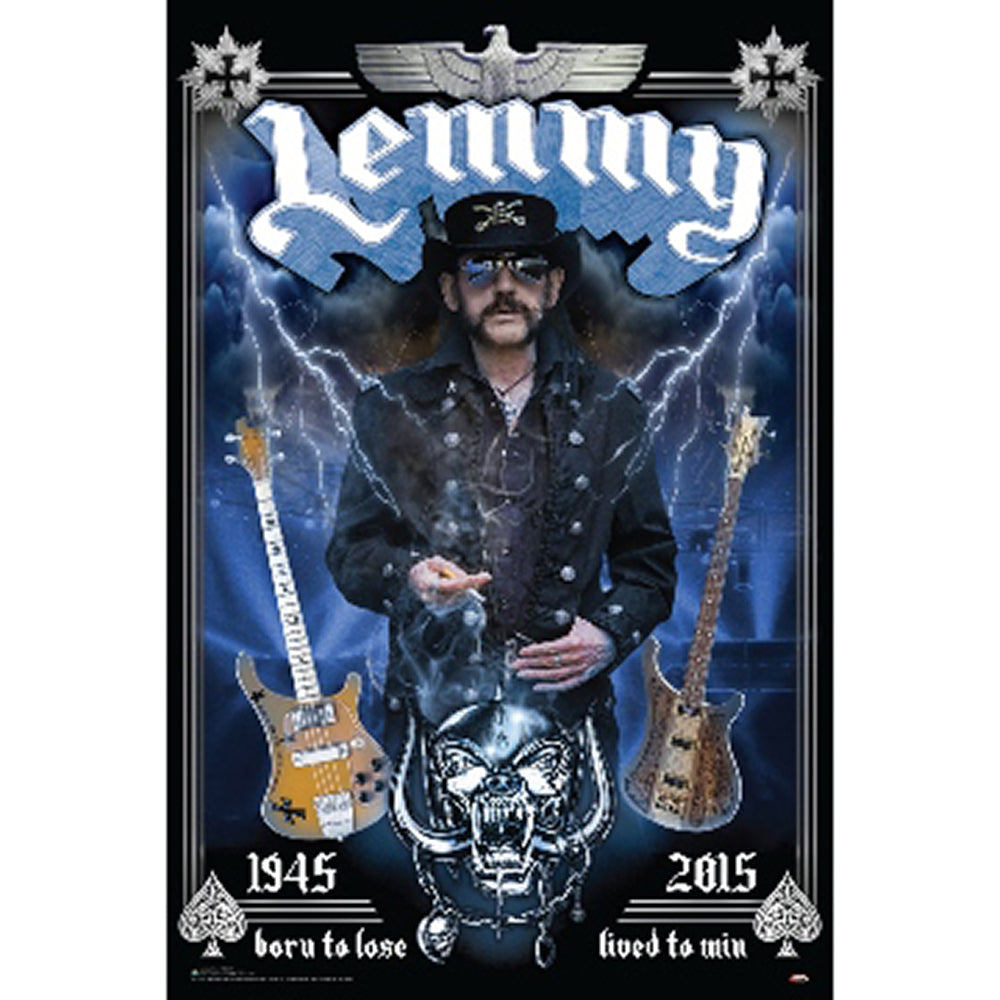 Motorhead Lived to Win Poster
