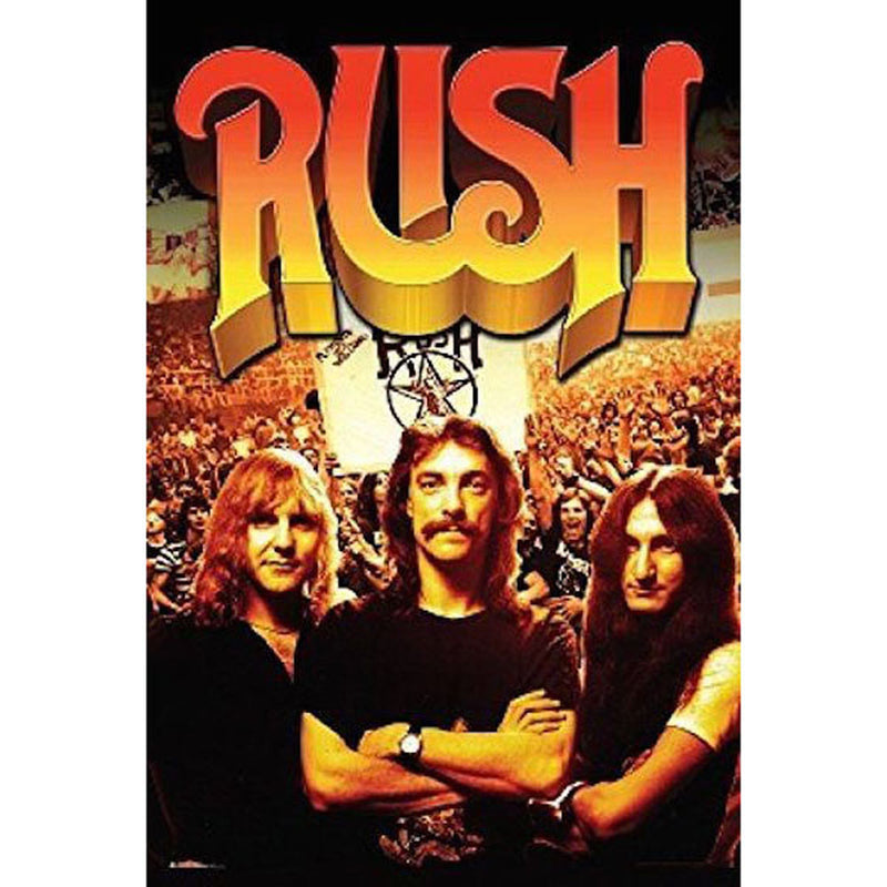Rush Group with Crowd Poster