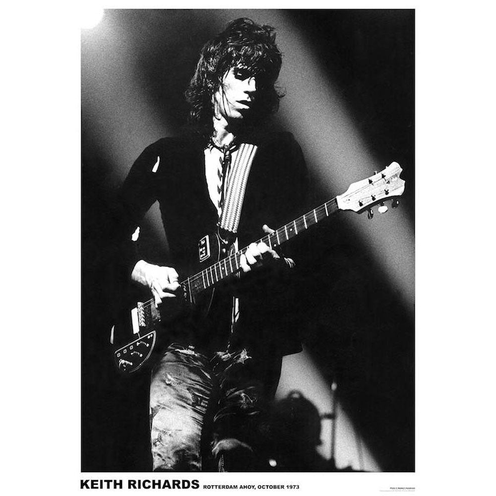 Keith Richards 1973 Poster