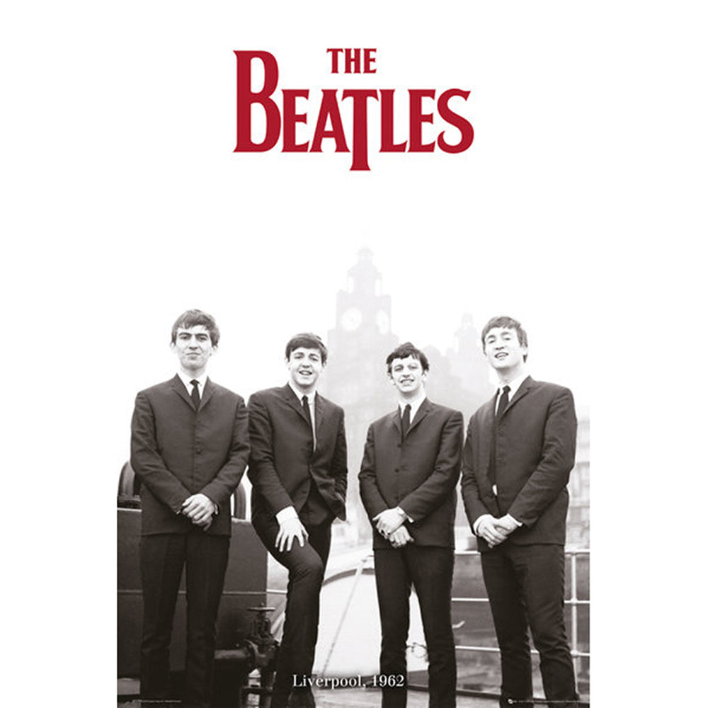 Beatles Liverpool 1962 Poster