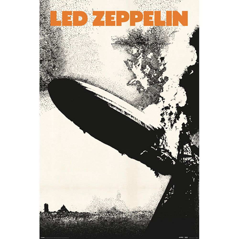 Led Zeppelin I Cover Poster – Motor City Guitar