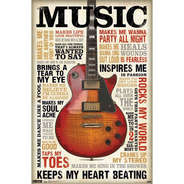 Music Inspires Poster