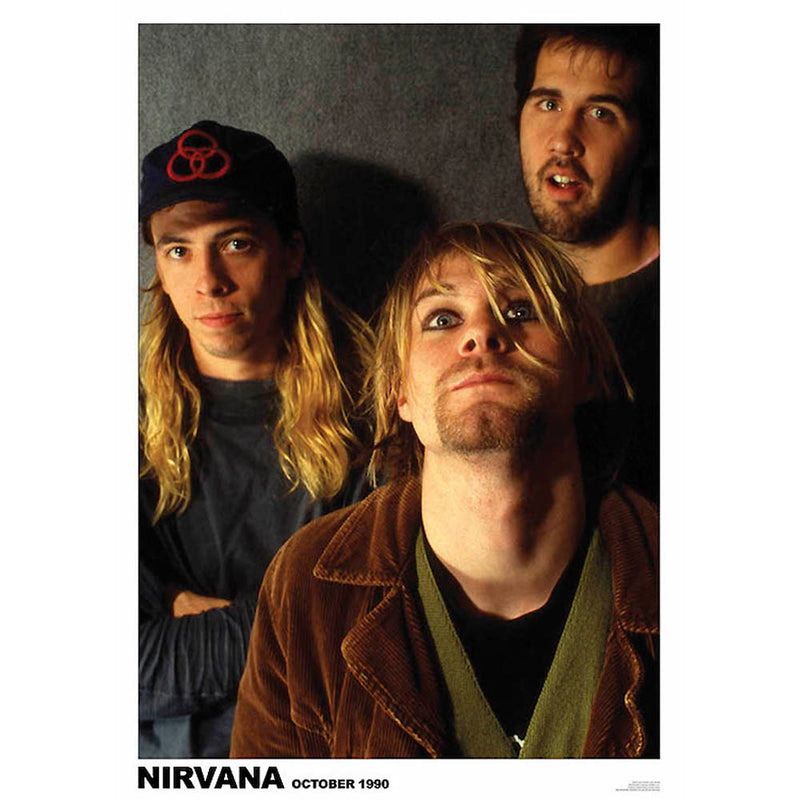 Nirvana Oct 1990 Group Poster