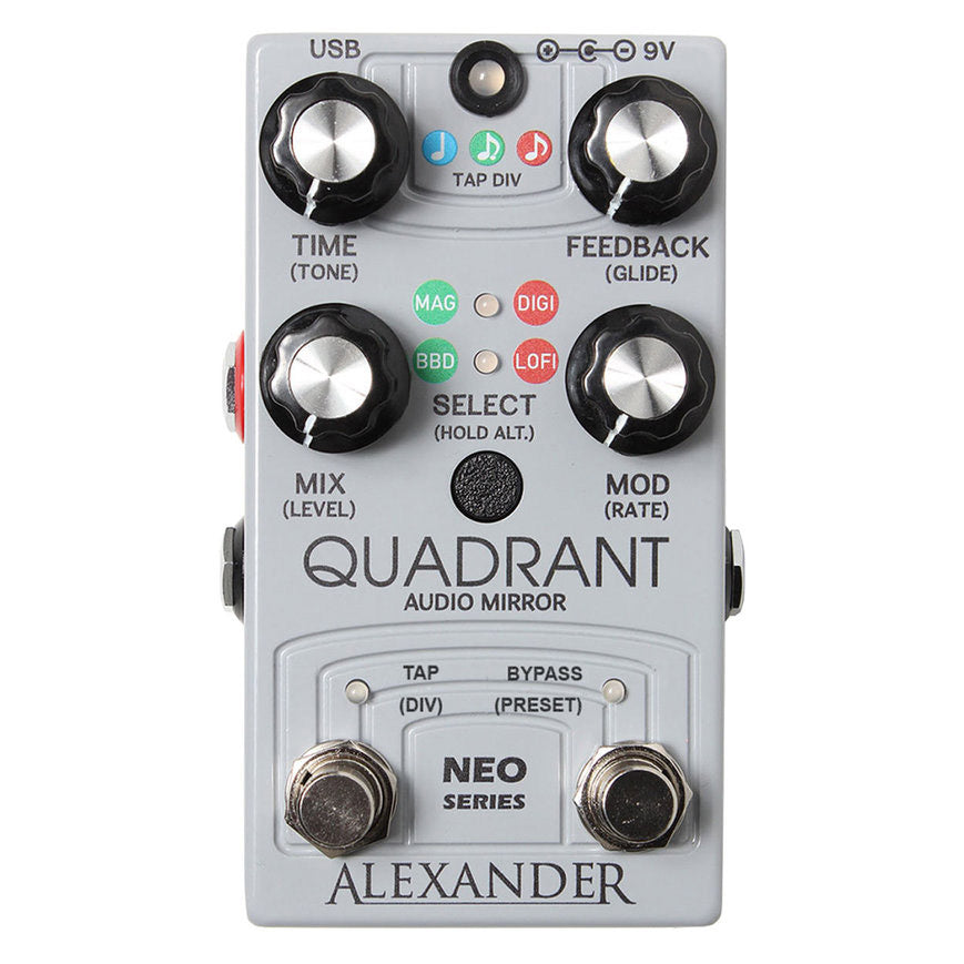alexander pedals super radical delay Alexander Pedals Quadrant Audio Mirror Delay