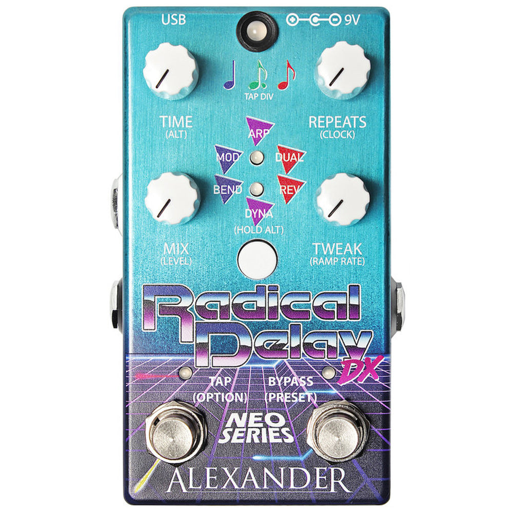 Alexander Pedals Radical Delay DX Delay Pedal - Last One!