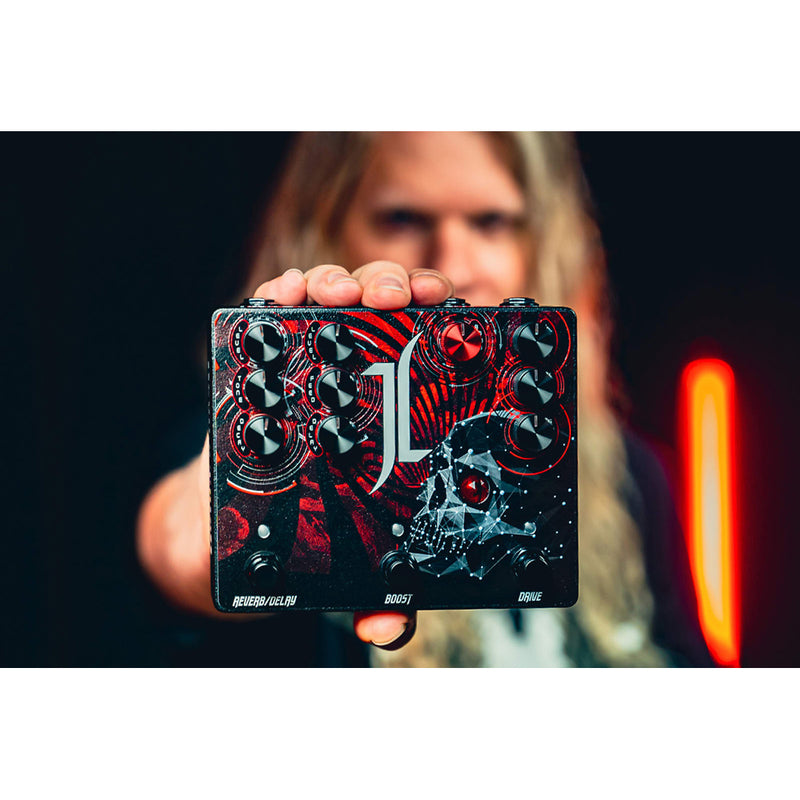 All-Pedal Devil's Triad Jeff Loomis Signature Overdrive Boost Delay and Reverb Pedal