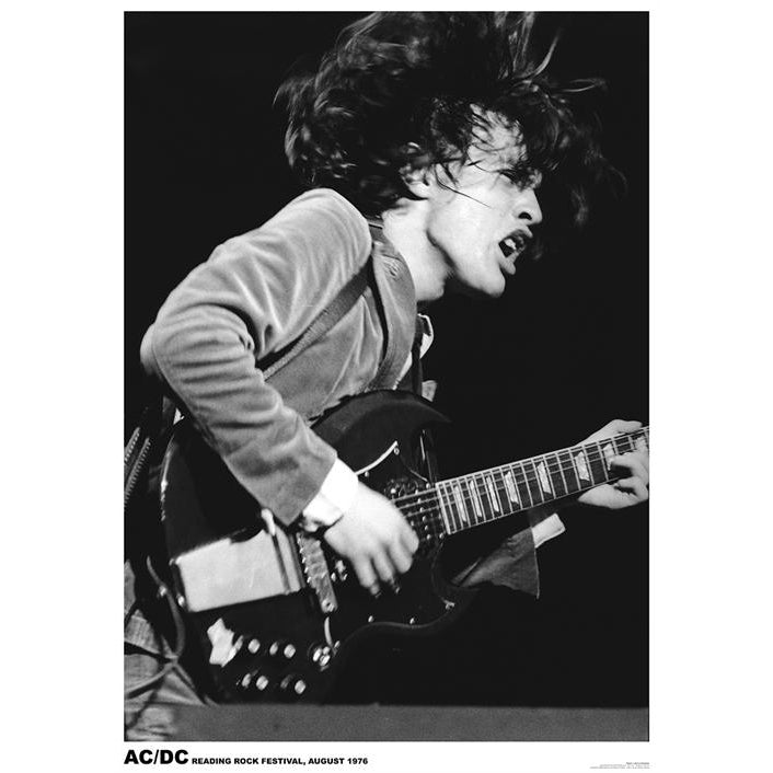 Angus Young 1976 Poster