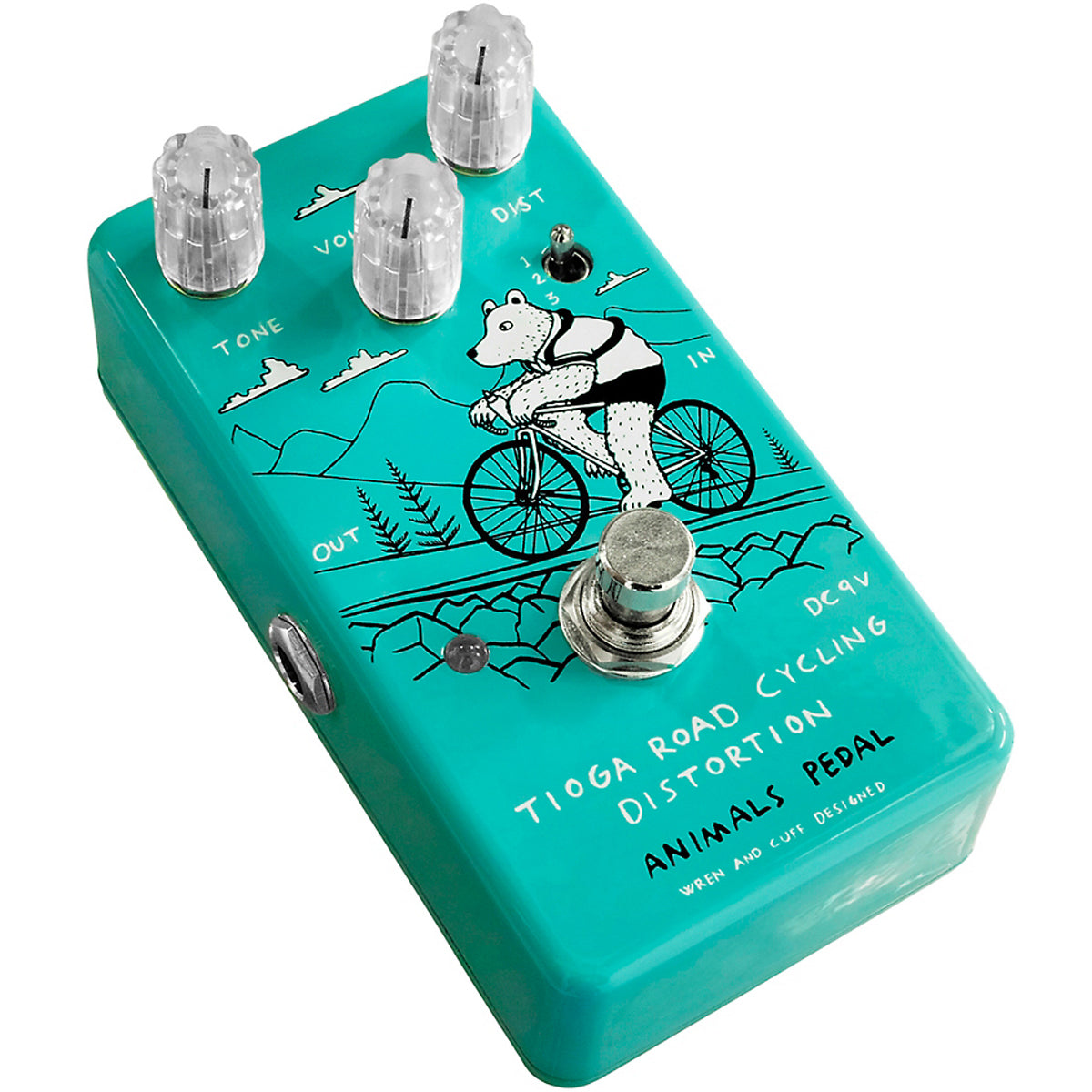 animals pedal tioga road cycling distortion Animals Pedal / Wren and Cuff Tioga Road Distortion Effects Pedal