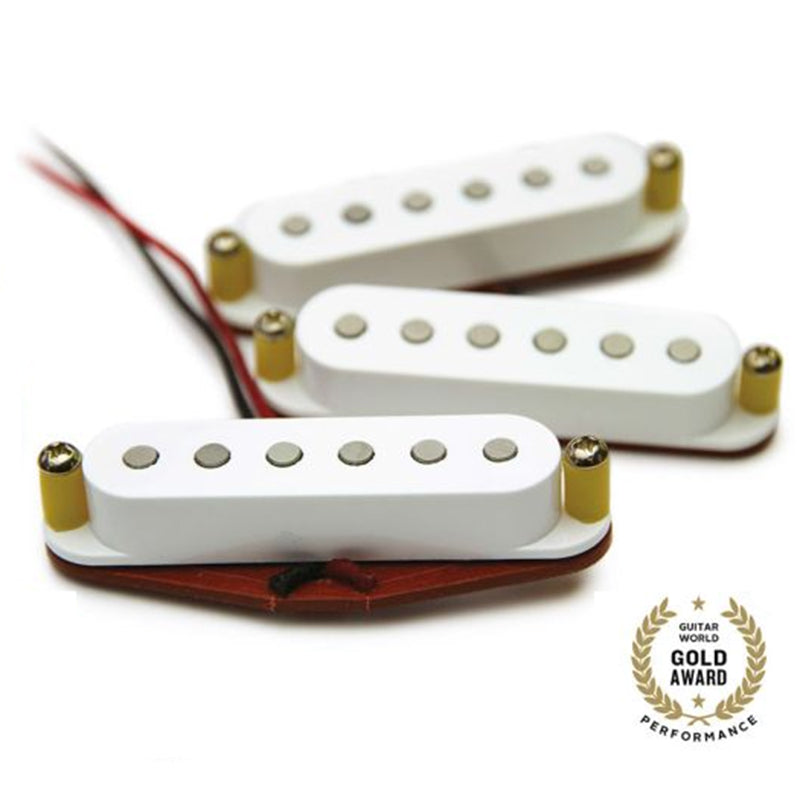 Bare Knuckle Boot Camp True Grit Stratocaster Pickup Set - White