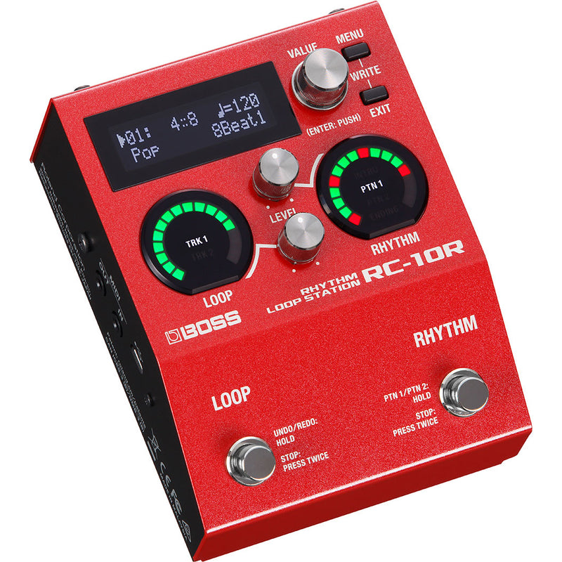 Boss RC-10R Ryhthm Loop Station - Stereo Looper Pedal for Guitar & Bass