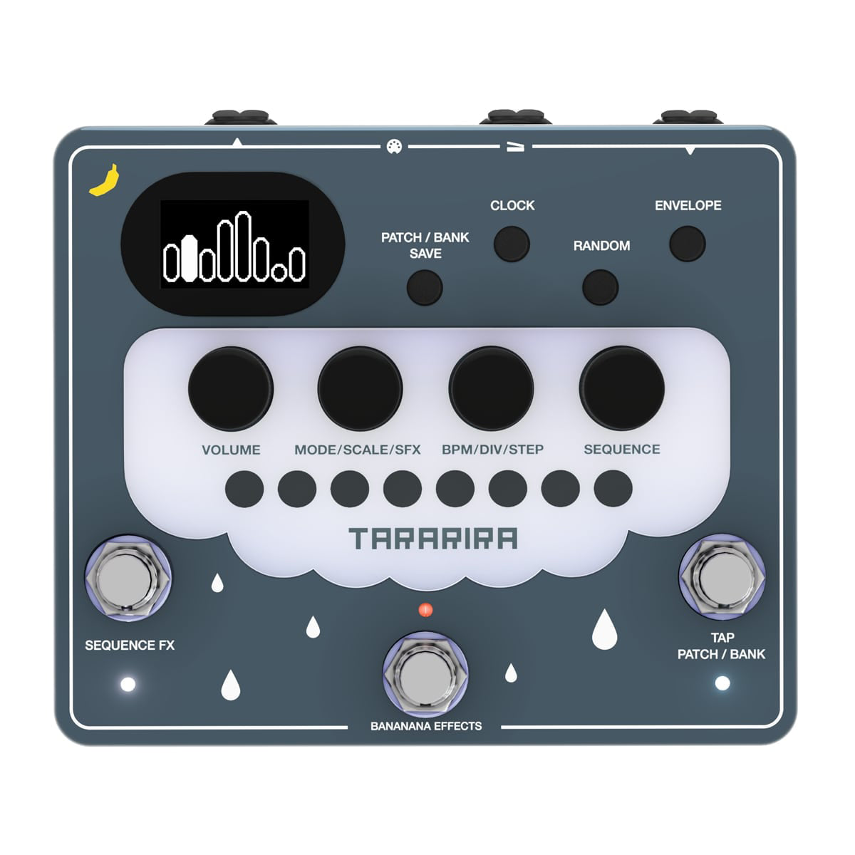 Bananana Effects Arpeggiator Pedal (TARARIRA)