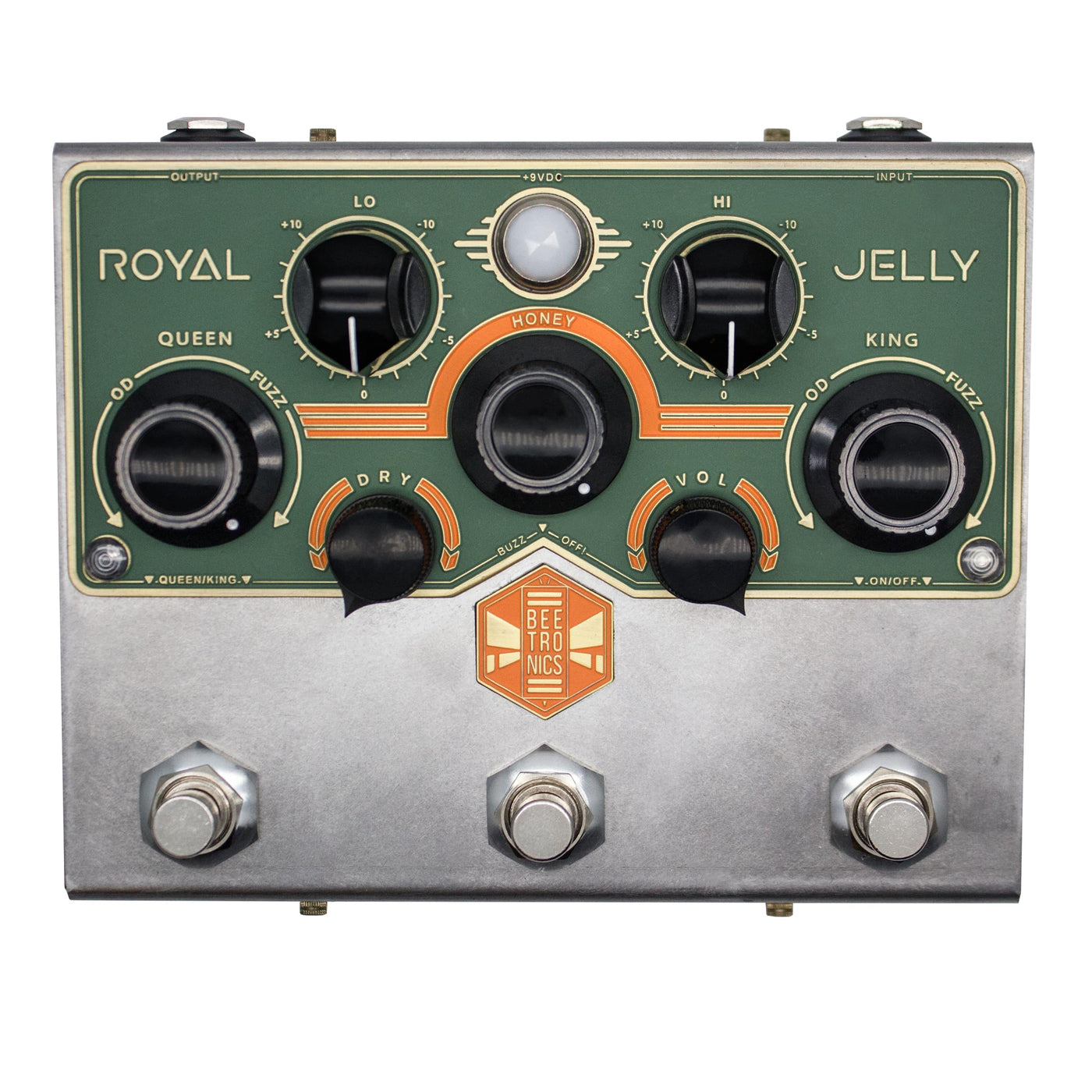 royal jelly pedal Beetronics Royal Jelly Fuzz / Overdrive Blender Pedal