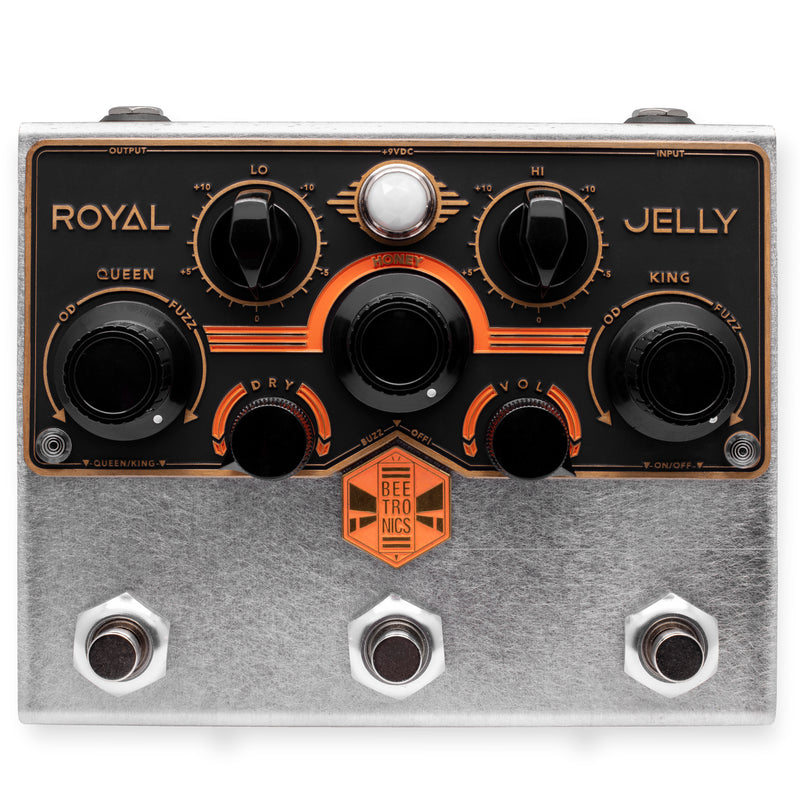 Beetronics Royal Jelly Fuzz / Overdrive Blender Pedal
