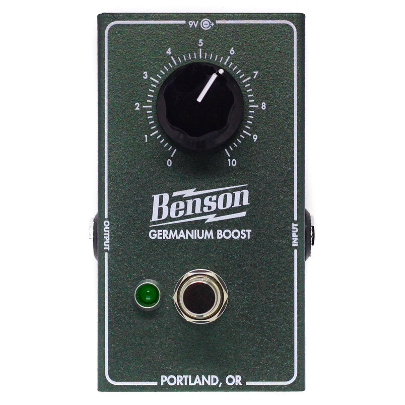 ギター Benson GERMANIUM BOOST Benson Germanium Boost Pedal – Motor City Guitar