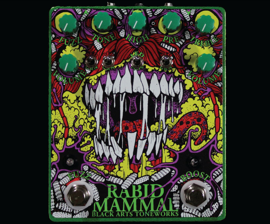 rabid mammal pedal Black Arts Toneworks Rabid Mammal V2 Fuzz / Boost Pedal
