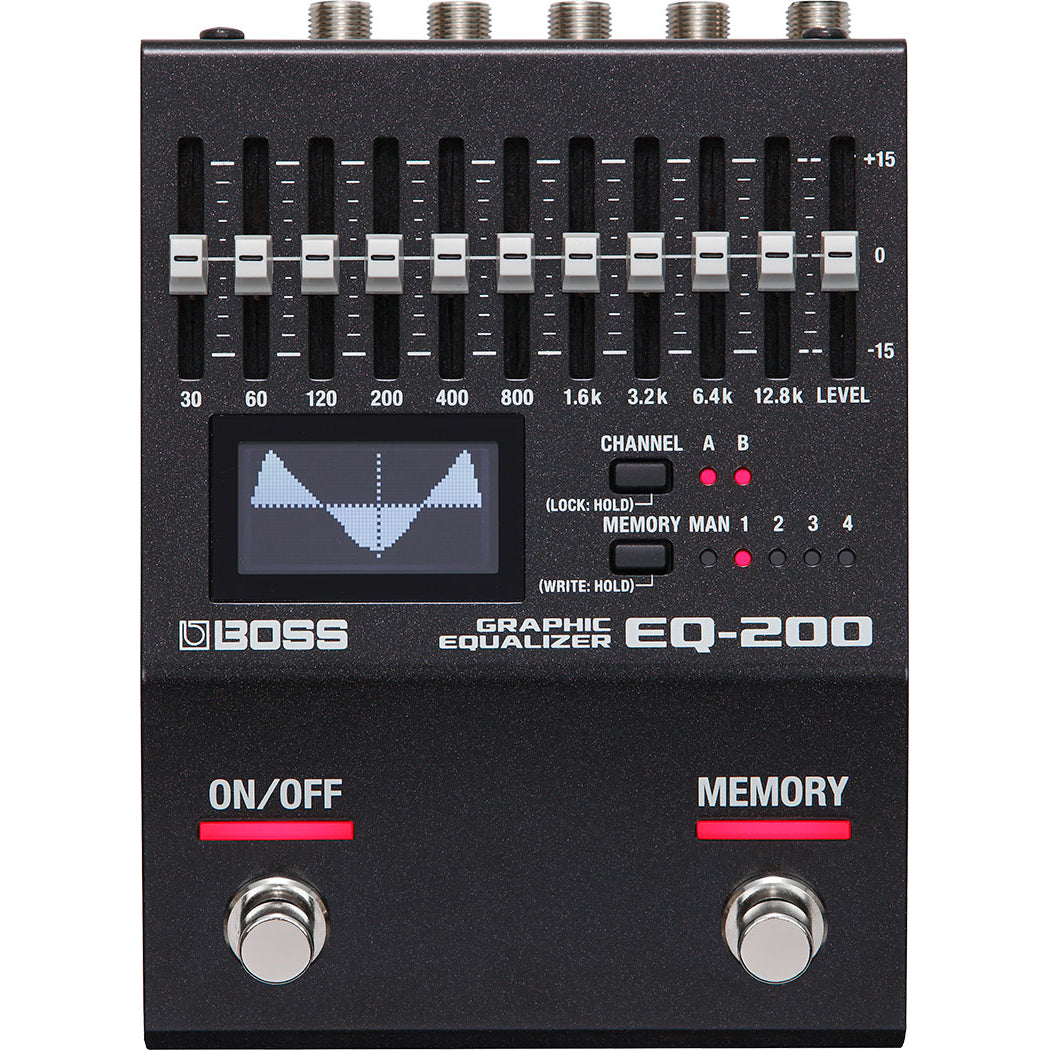guitar pedal equalizer Boss EQ-200 Graphic Equalizer Effects Pedal