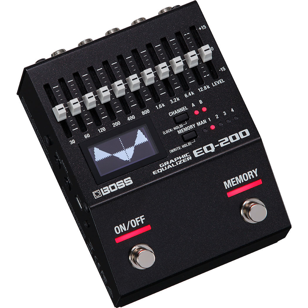 boss eq pedal Boss EQ-200 Graphic Equalizer – Motor City Guitar