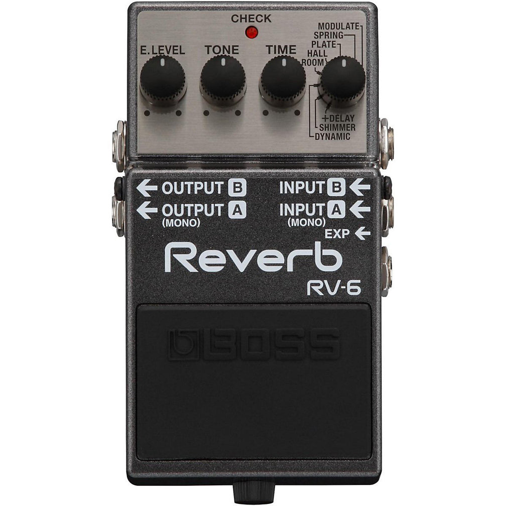 BOSS Reverb RV-6 ギターエフェクター Boss RV-6 Digital Reverb – Motor City Guitar