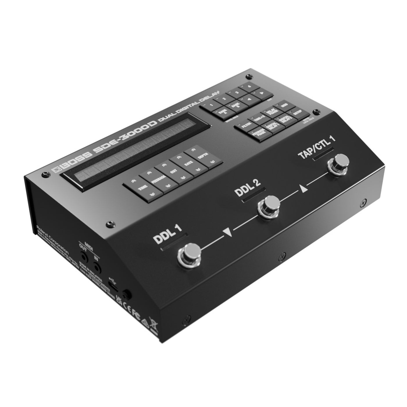 boss digital delay pedal Boss SDE-3000D Dual Delay – Motor City Guitar