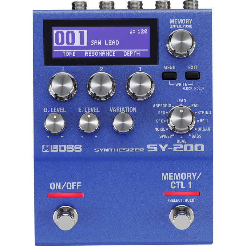 Boss SY-200 Polyphonic Guitar Synthesizer Pedal