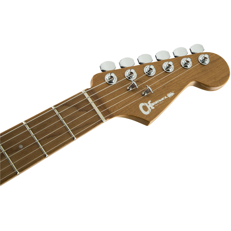 Charvel Pro-Mod DK24 HH 2PT CM, Caramelized Maple Fingerboard, Quilted Maple Top - Chlorine Burst