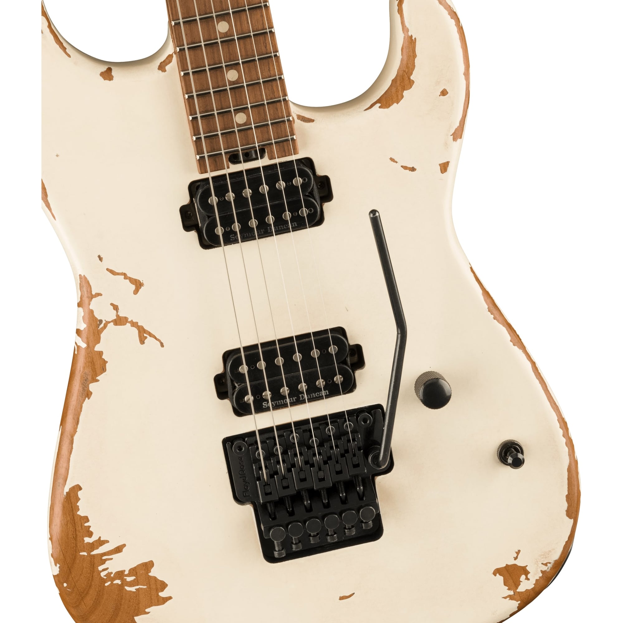 Charvel PM REL SD1 HH FR M WH – Motor City Guitar