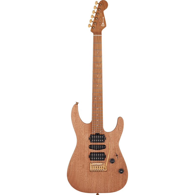 Charvel Pro-Mod DK24 HSH 2PT CM, Carm MPL Fingerboard Mahogany Guitar - Natural