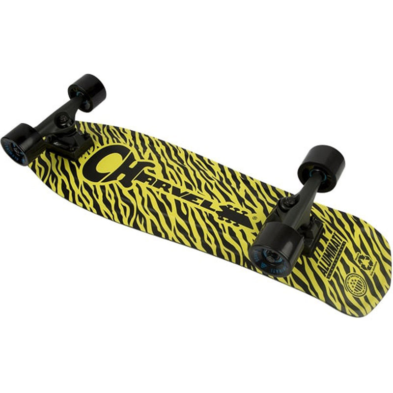 Charvel Yellow Bengal Tiger Stripe Skateboard by Aluminati