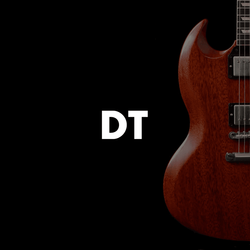 Cream T DT Humbucker Guitar Pickups Set - Aged Nickel