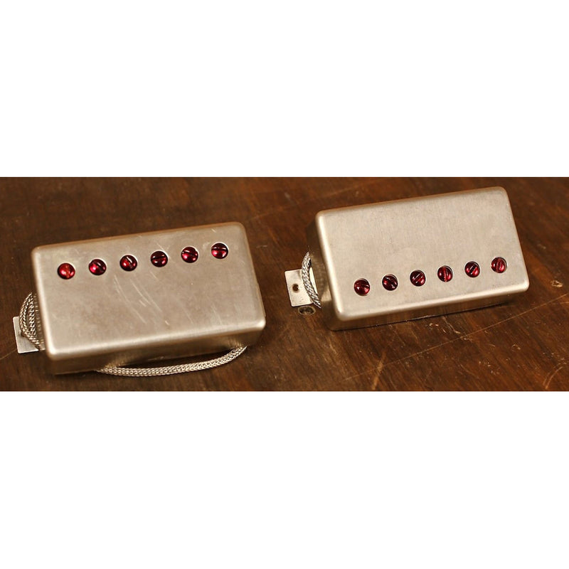 Cream T Whiskerbucker Billy Gibbons Pickup Set - Aged Nickel wi/Red Pole Pieces