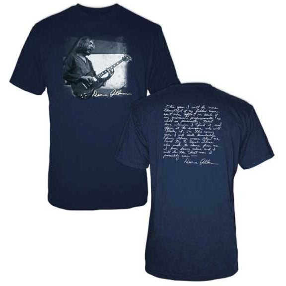 Duane Allman Quote T-Shirt XL