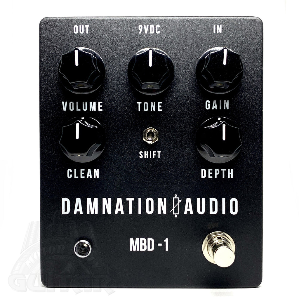 Damnation Audio MBD-1 Mosfet Bass Distortion Pedal - Black