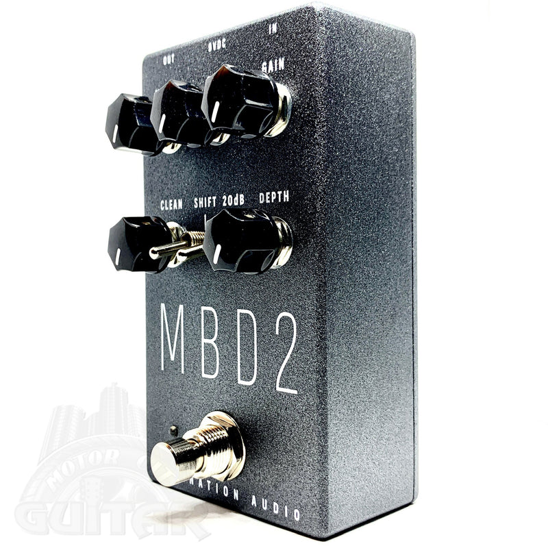 Damnation Audio MBD-2 Mosfet Bass Distortion Pedal - Silver Sparkle