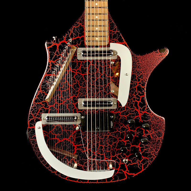 DANO CORAL SITAR-RED CRACKLE
