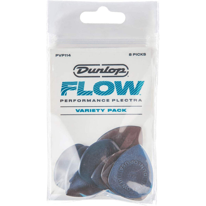Dunlop PVP114 Flow Pick Variety Pack - 8 Pieces