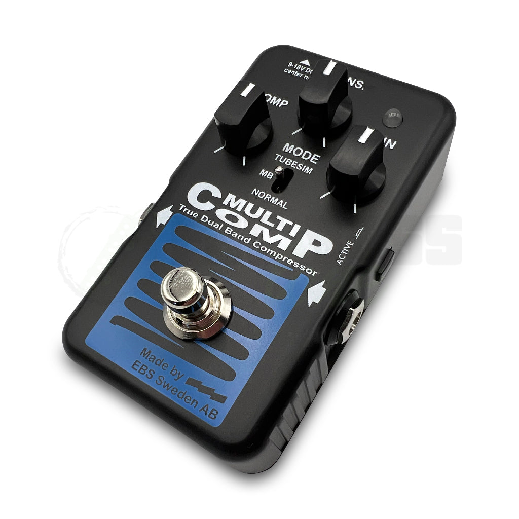 tube compressor pedal EBS Blue Label MultiComp Compressor Pedal