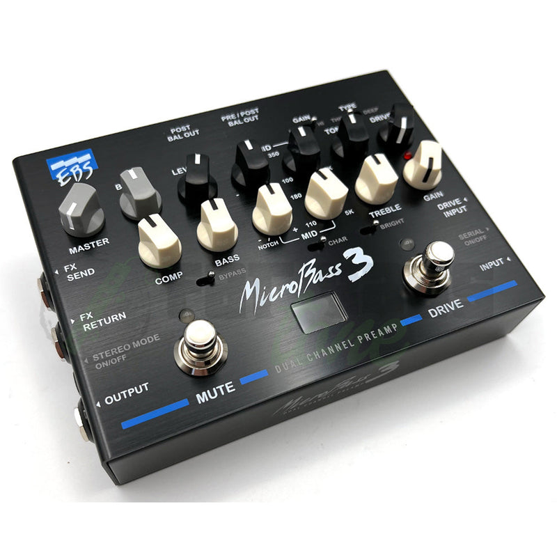 EBS MicroBass 3 Two Channel Bass Preamp
