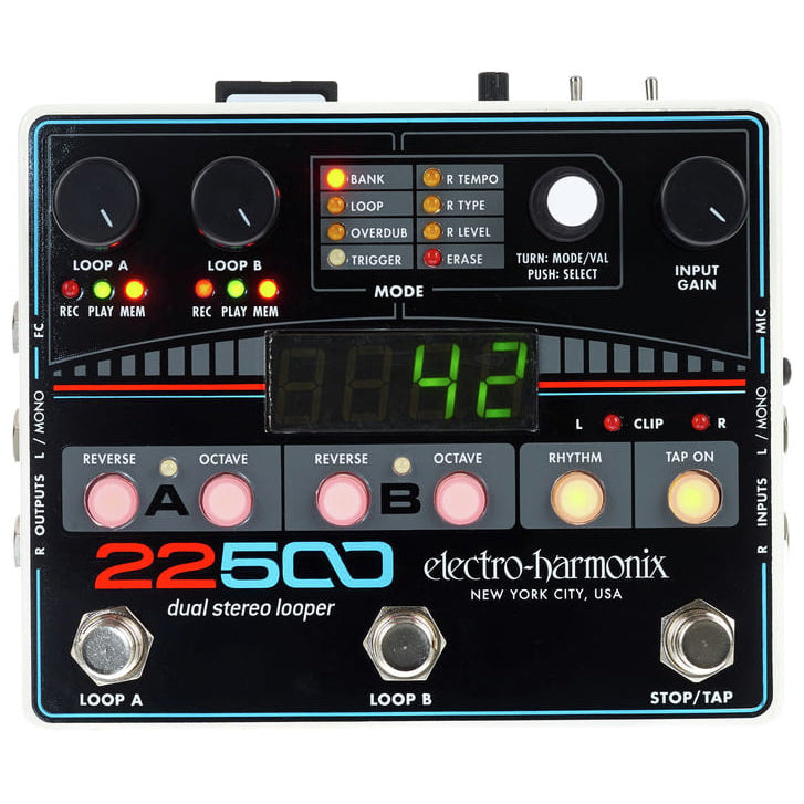 pedal ehx Electro Harmonix 22500 Dual Stereo Looper Pedal
