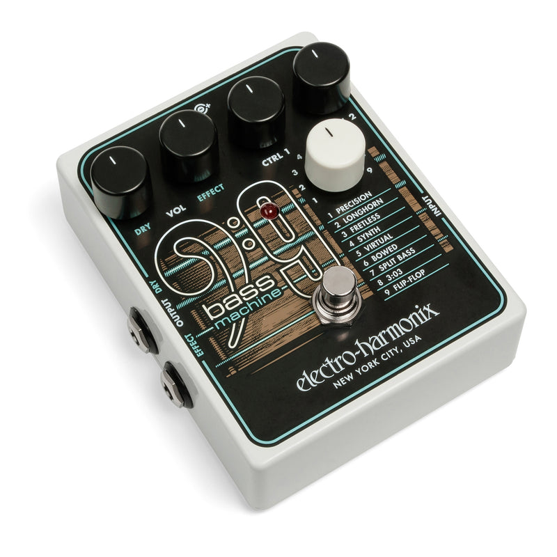 guitar pedal bass simulator Electro Harmonix BASS9 Bass Machine Guitar Pedal