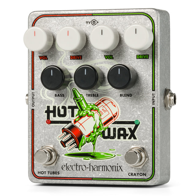 electric guitar overdrive pedal Hot Wax Dual Overdrive Pedal Open Box