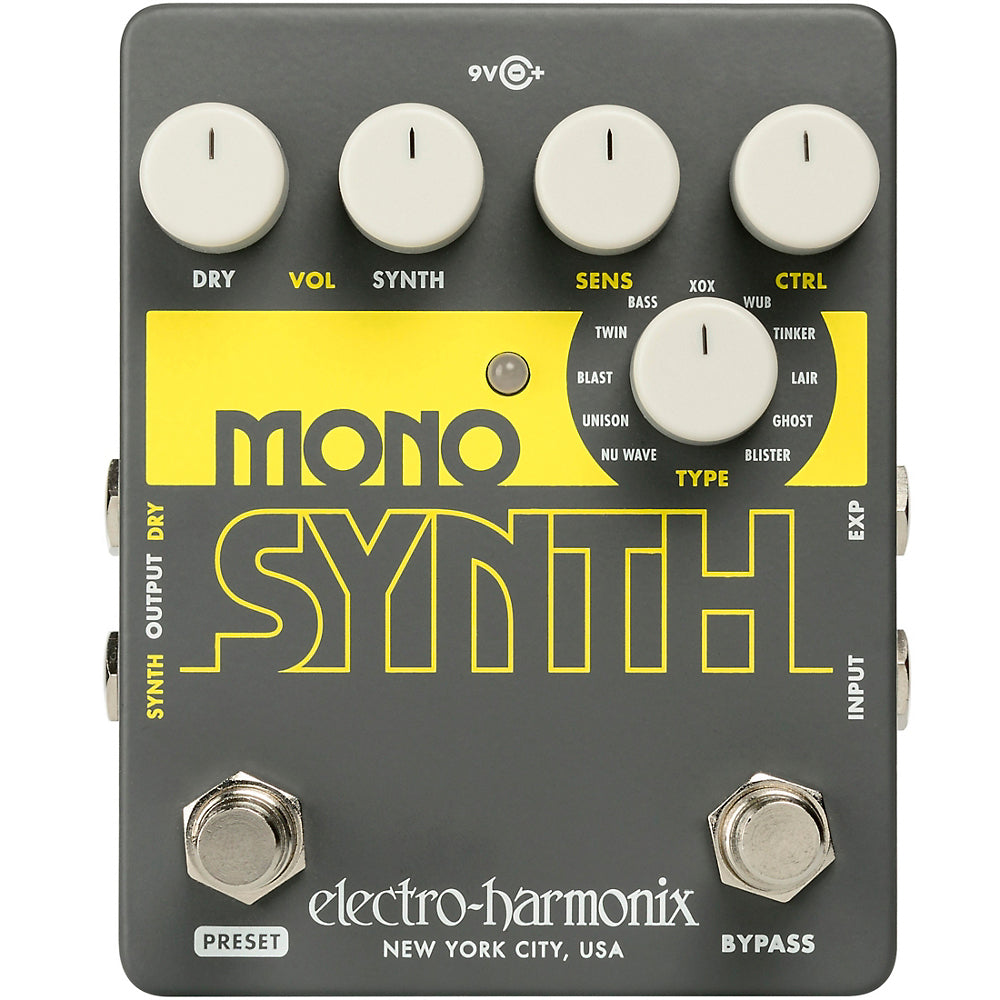 bass synth pedal electro harmonix EH Mono Synth Guitar Pedal – Motor City Guitar